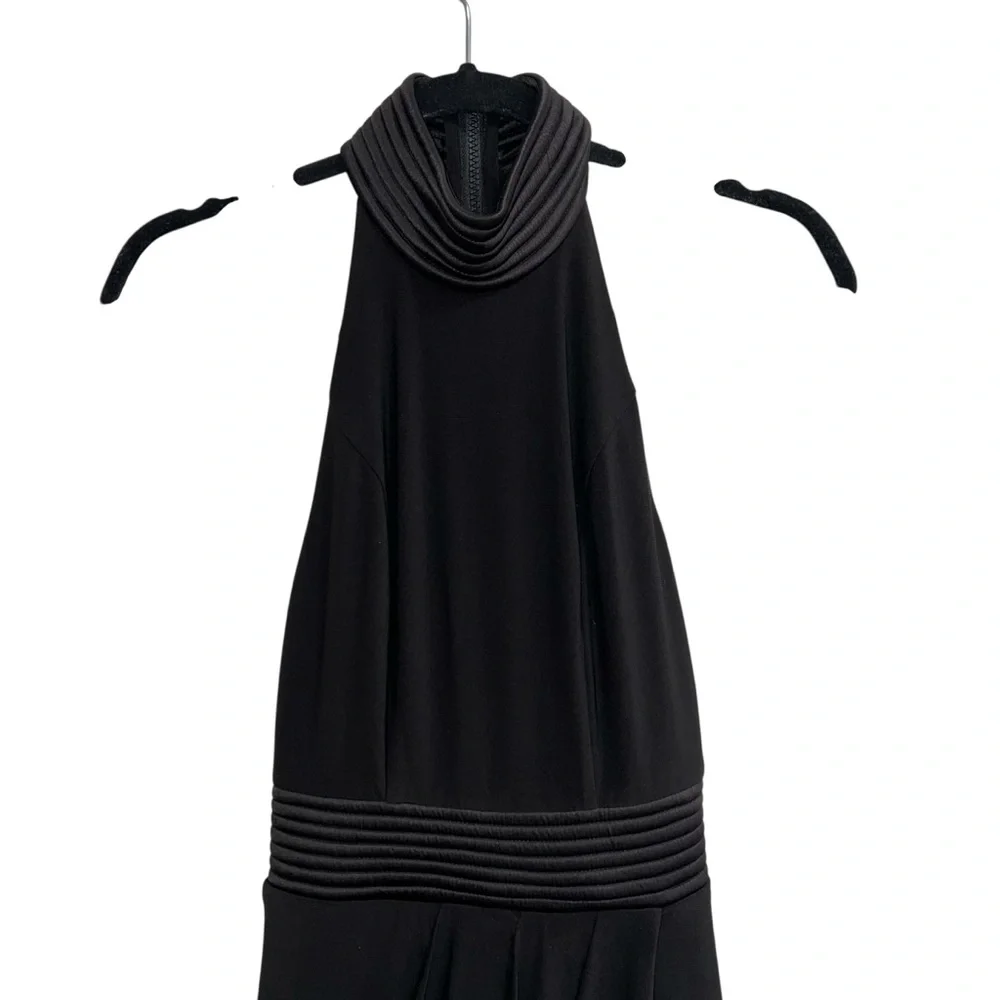 NEW NWT Zhivago Miracle Halter Midi Dress In Black